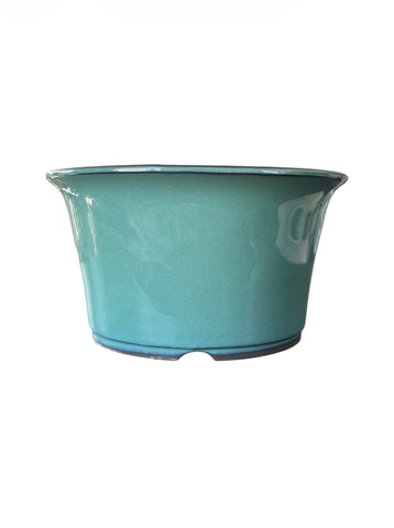 Pot émaillé Yokkaichi - rond vert
