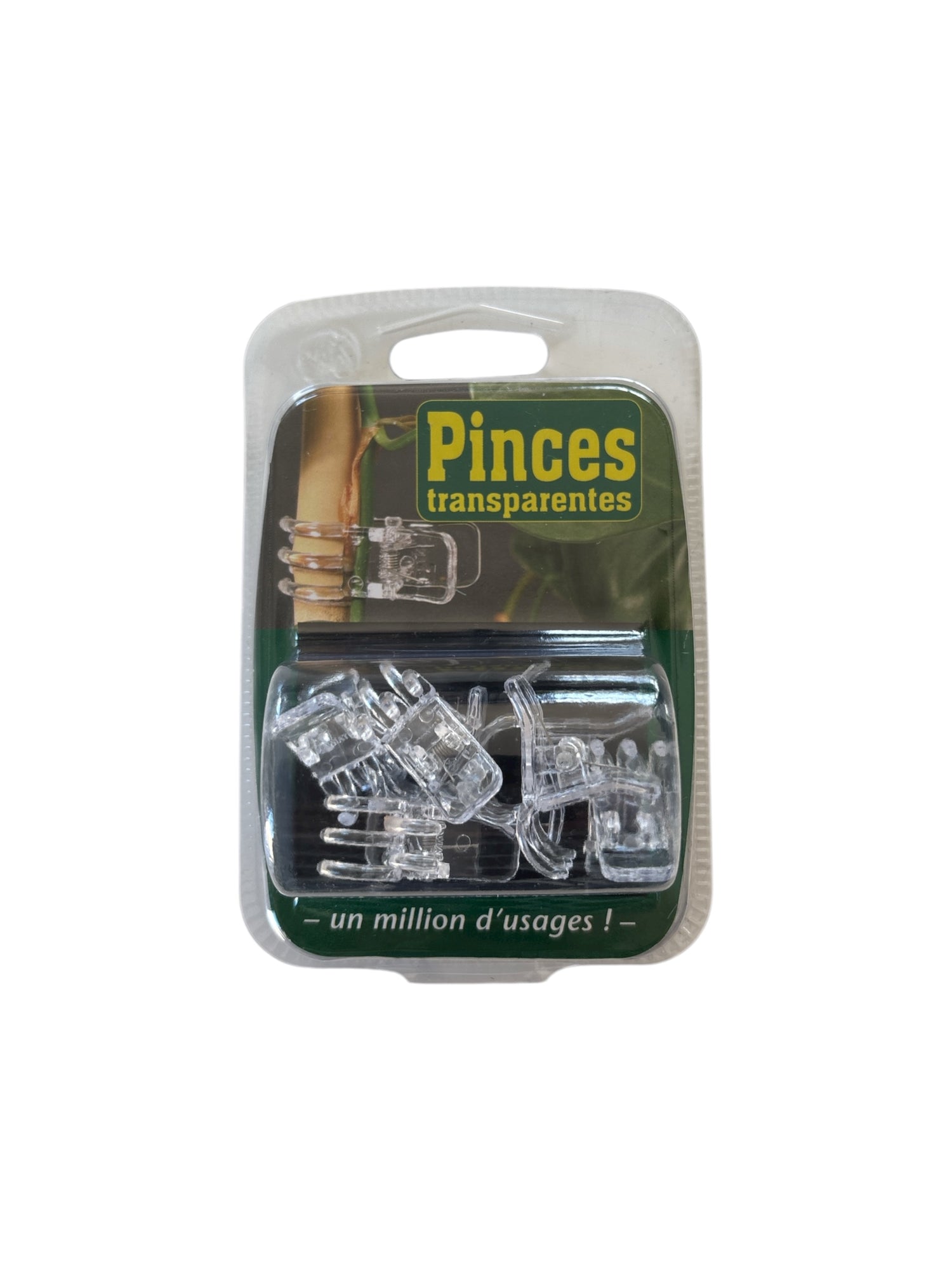 Pinces transparentes pour orchidées (lot de 7)