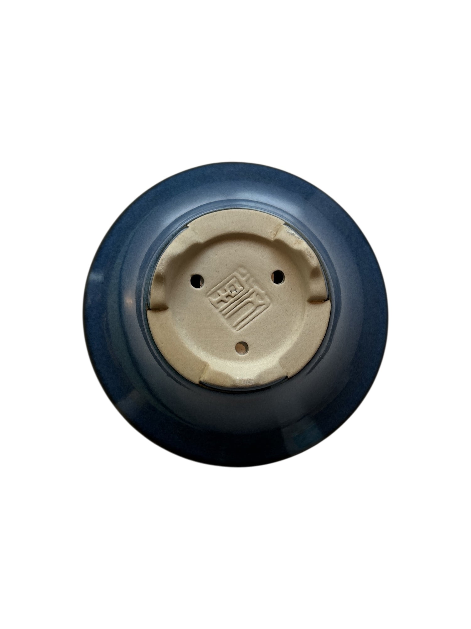 Petit pot rond Bleu