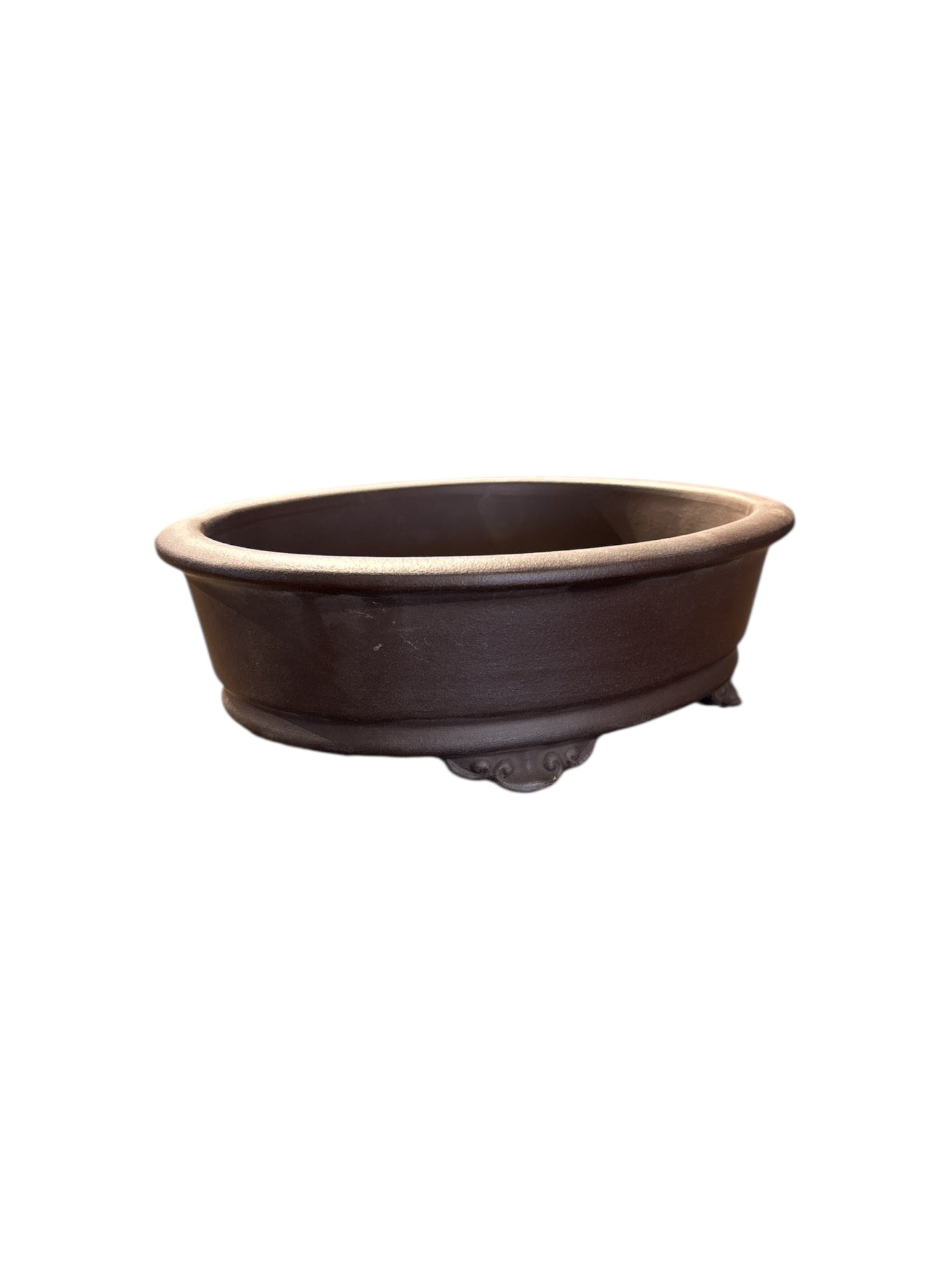Pot ovale pour bonsaï non émaillé