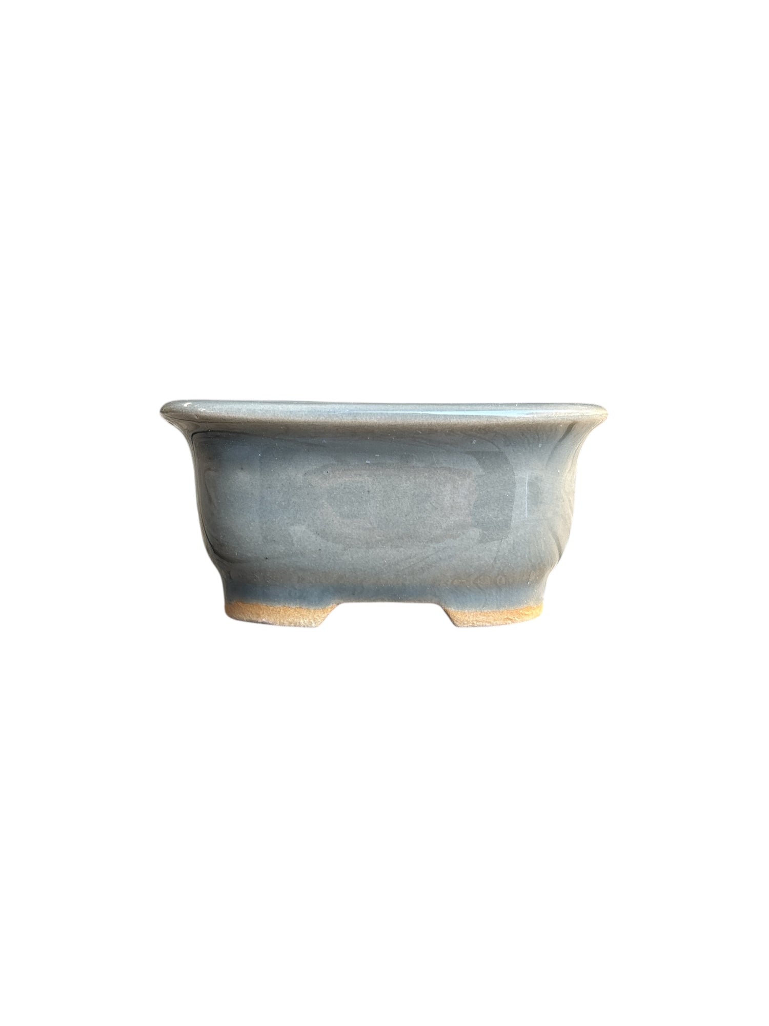 Pot émaillé gris