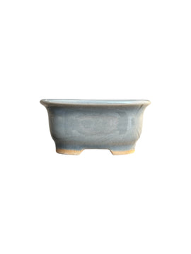 Pot émaillé gris