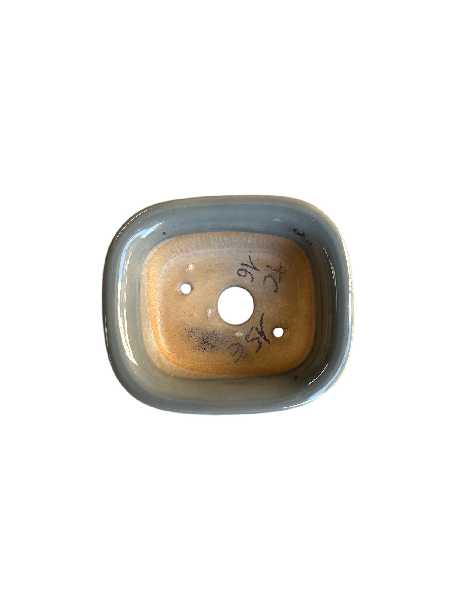 Pot émaillé gris