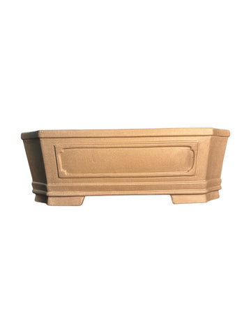 Pot rectangulaire pour bonsaï non émaillé