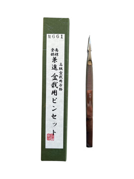 Pincette inox pour bonsaïs - 170mm KANESHIN N°661