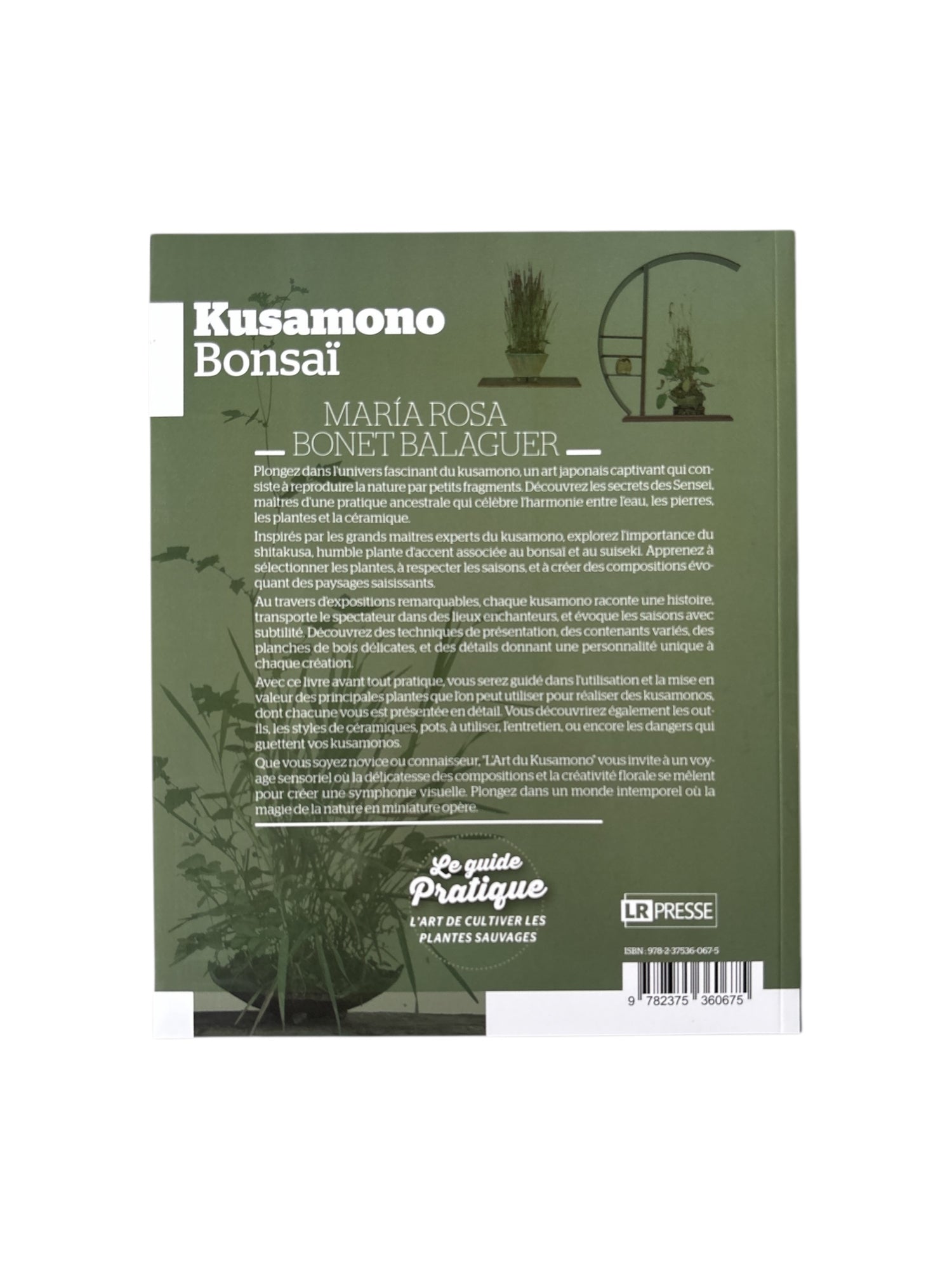 Livre "Kusamono Bonsaï" par María Rosa BONET BALAGUER