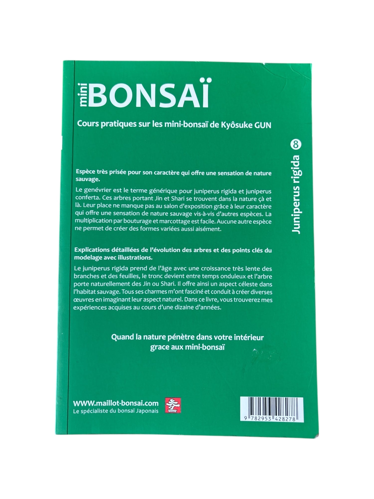 Livre "Mini bonsaï - Juniperus rigida (Toshô)" par Kyôsuke Gun