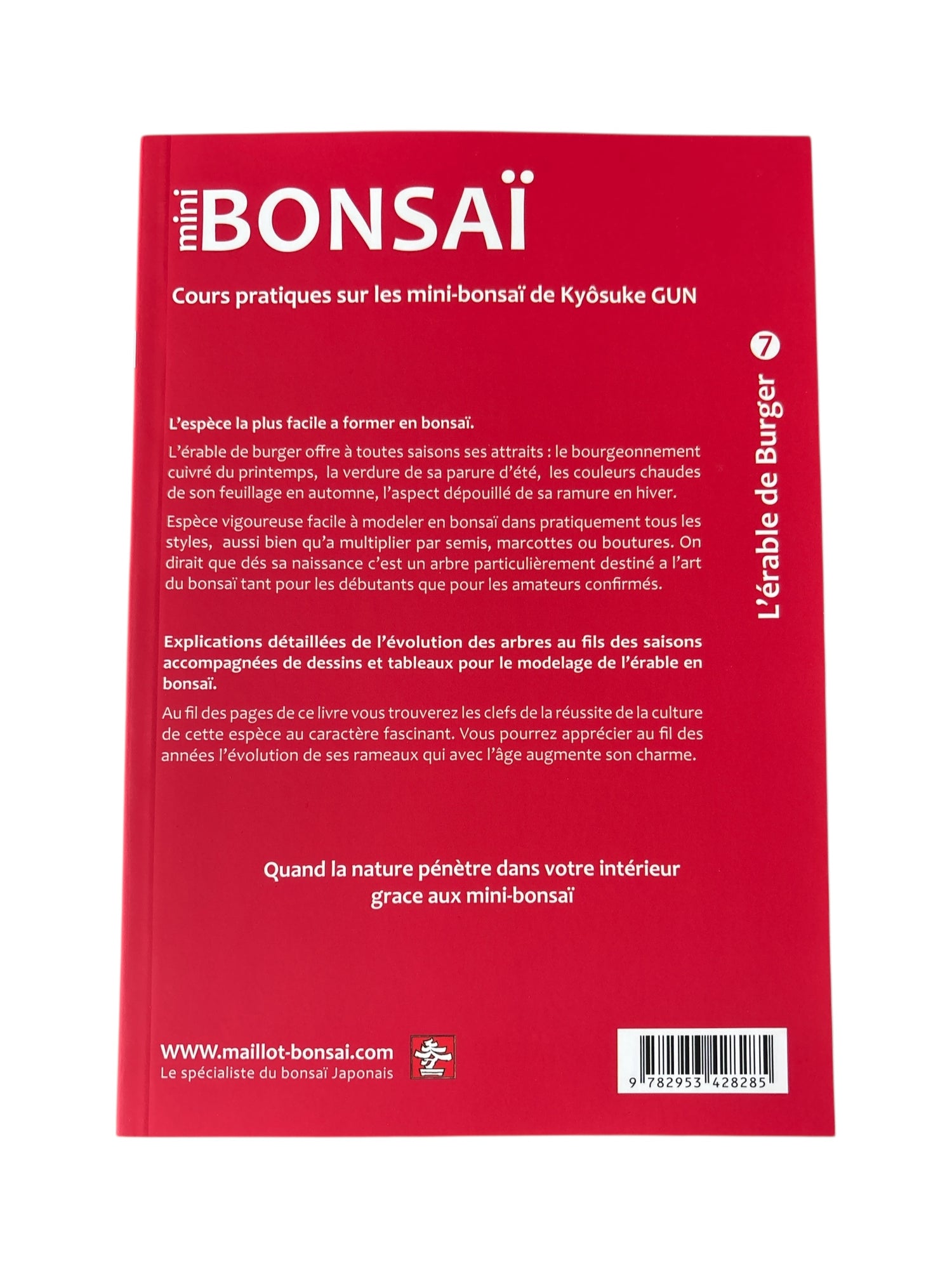 Livre "Mini bonsaï - L'érable de Burger (Acer buergerianum)" par Kyôsuke GUN