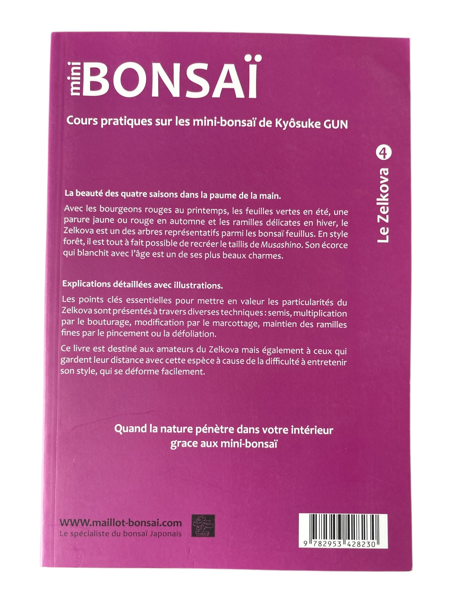 Livre "Mini bonsaï - Le Zelkova" par Kyôsuke GUN