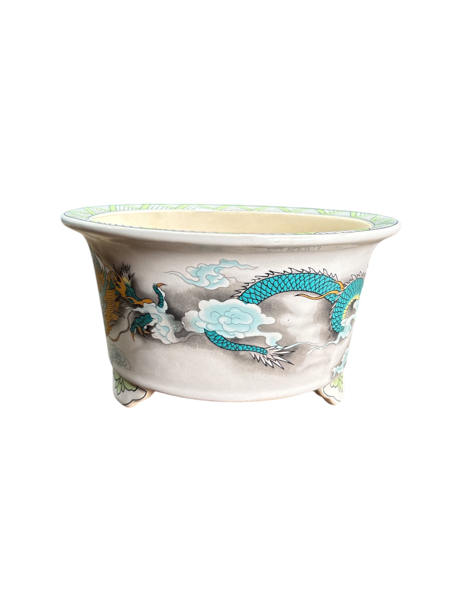 Pot bonsaï émaillé