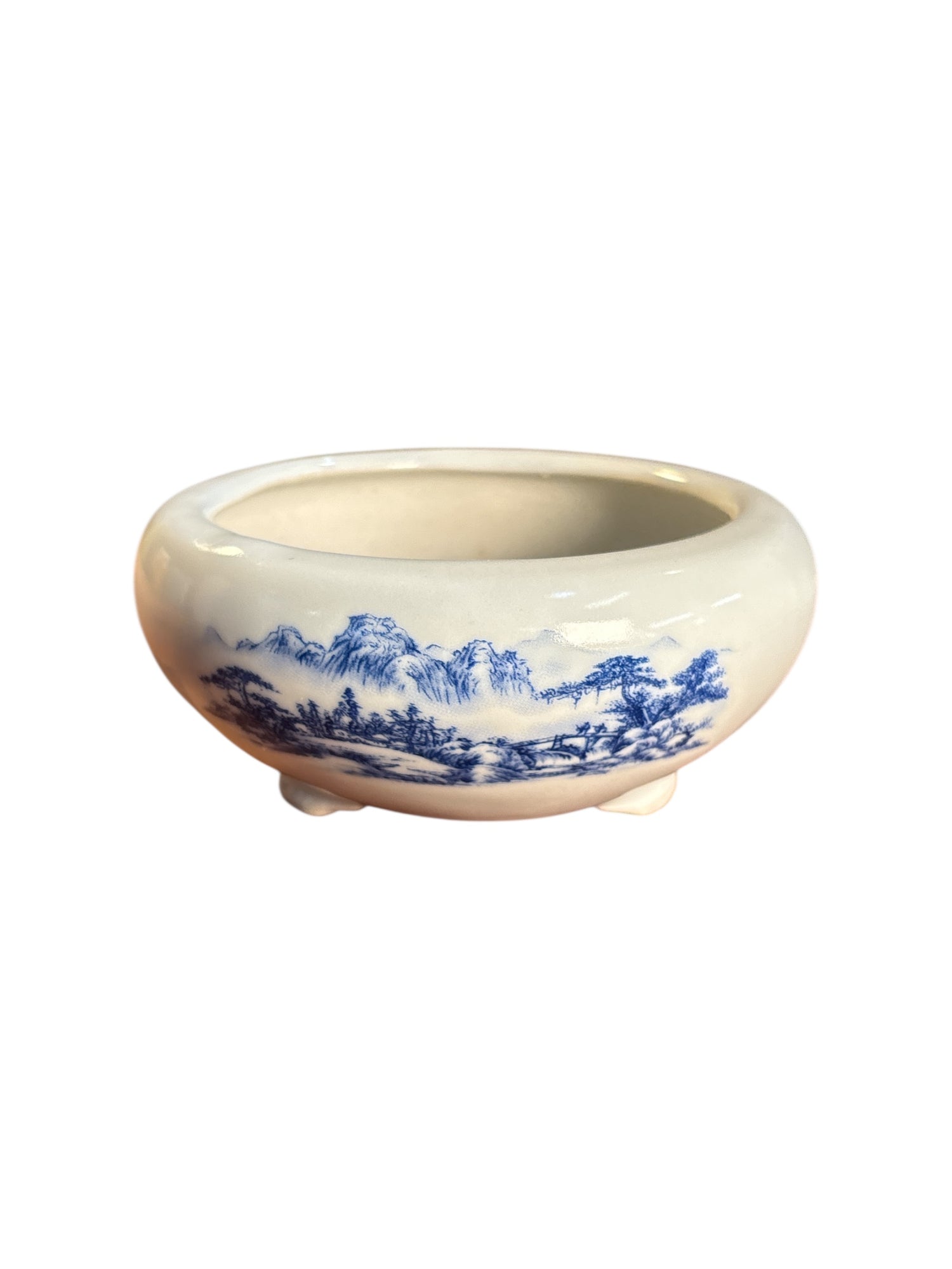 Pot bonsaï émaillé