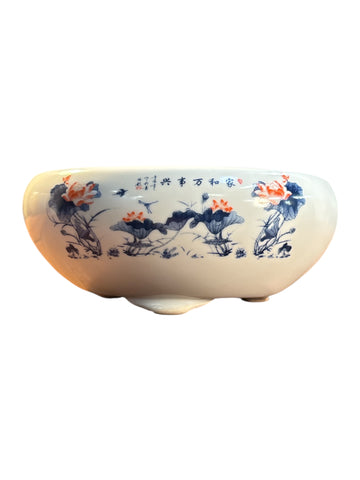 Pot bonsaï émaillé