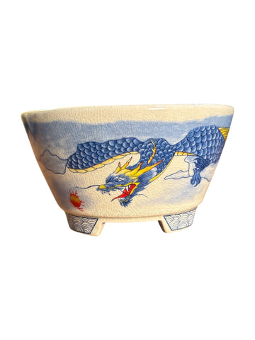 Pot bonsaï émaillé