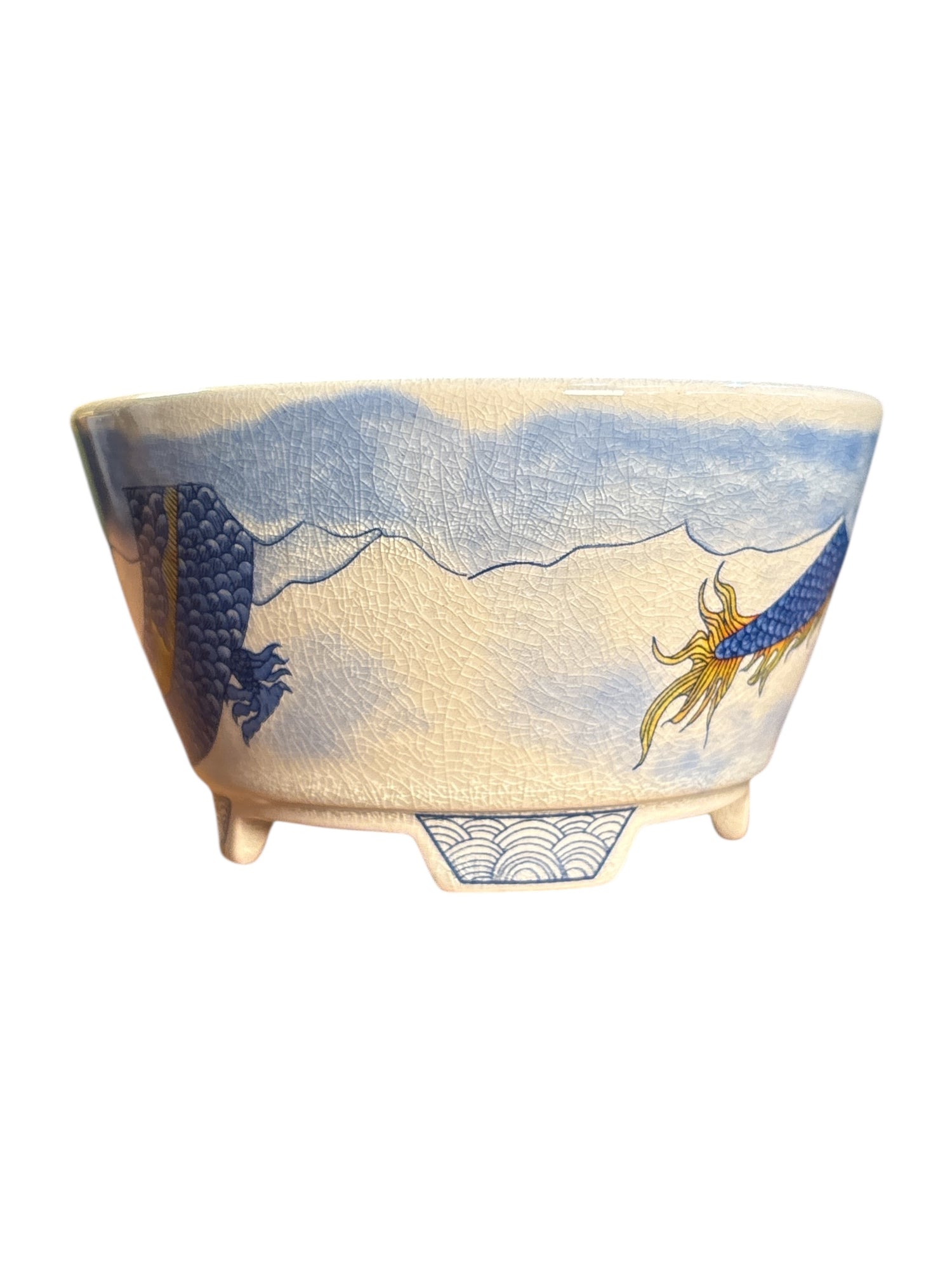 Pot bonsaï émaillé