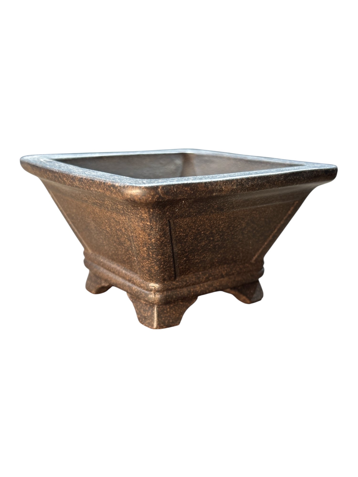Pot bonsaï carré (Dim: 12x12xh7cm)