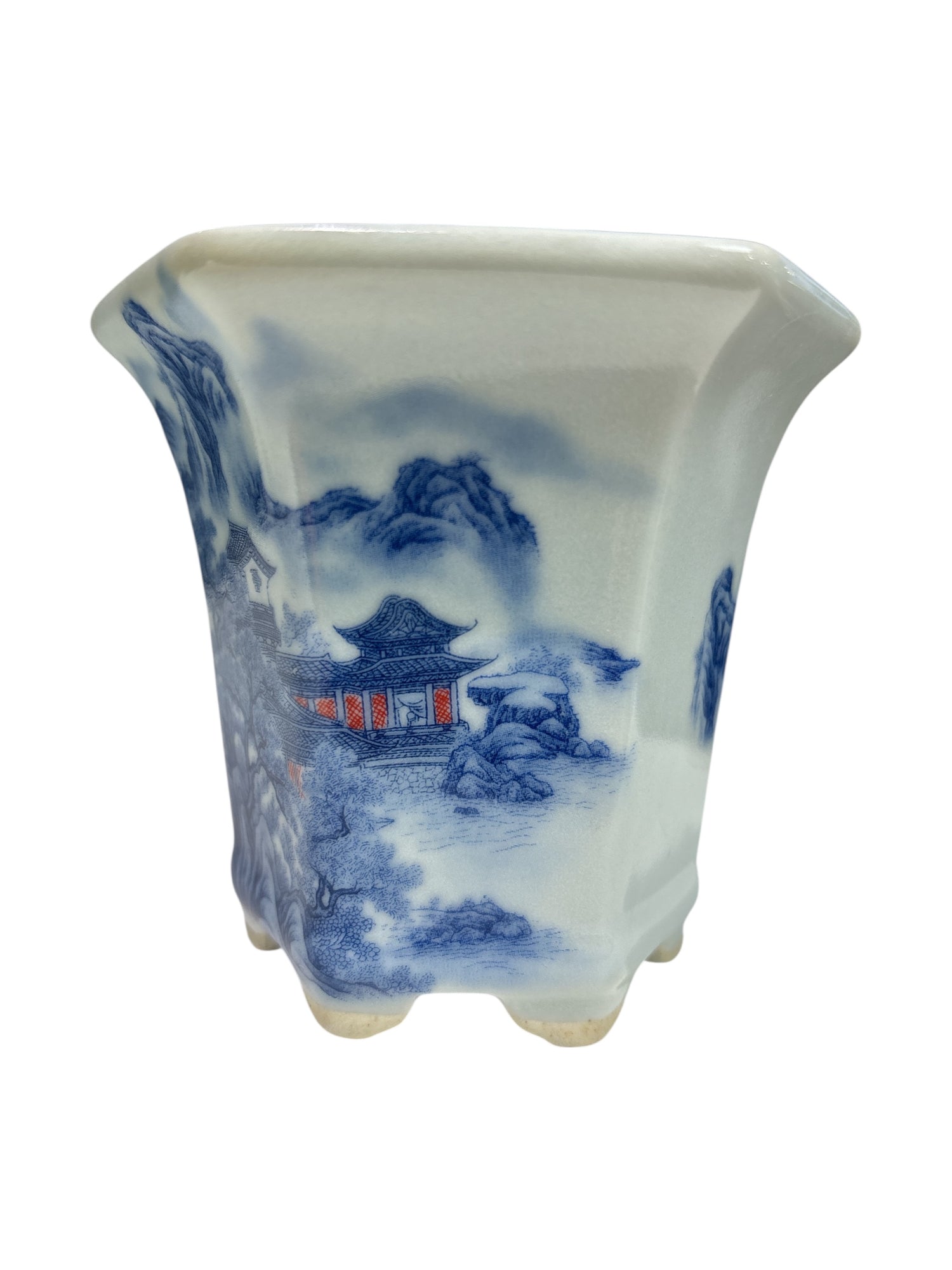 Pot bonsaï émaillé