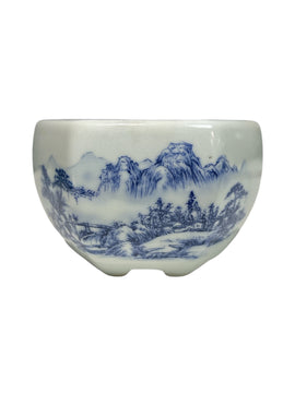 Pot bonsaï émaillé