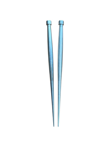 Paire de baguettes pour rempotage en aluminium