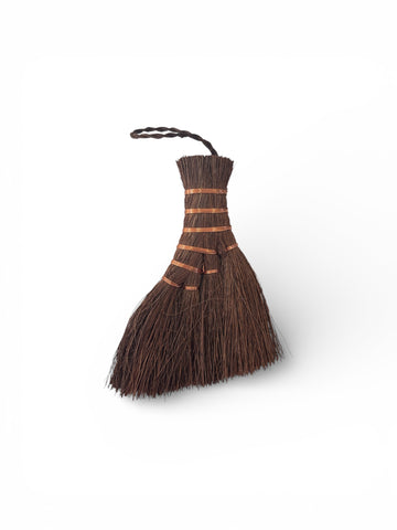 Brosse plate en fibres de coco artisanale
