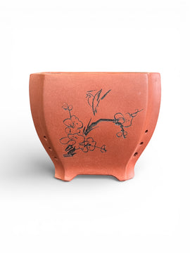 Pot semi-cascade carré (12.5*12.5*h10.5cm)