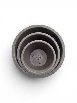 Pot rond plastique bonsaï