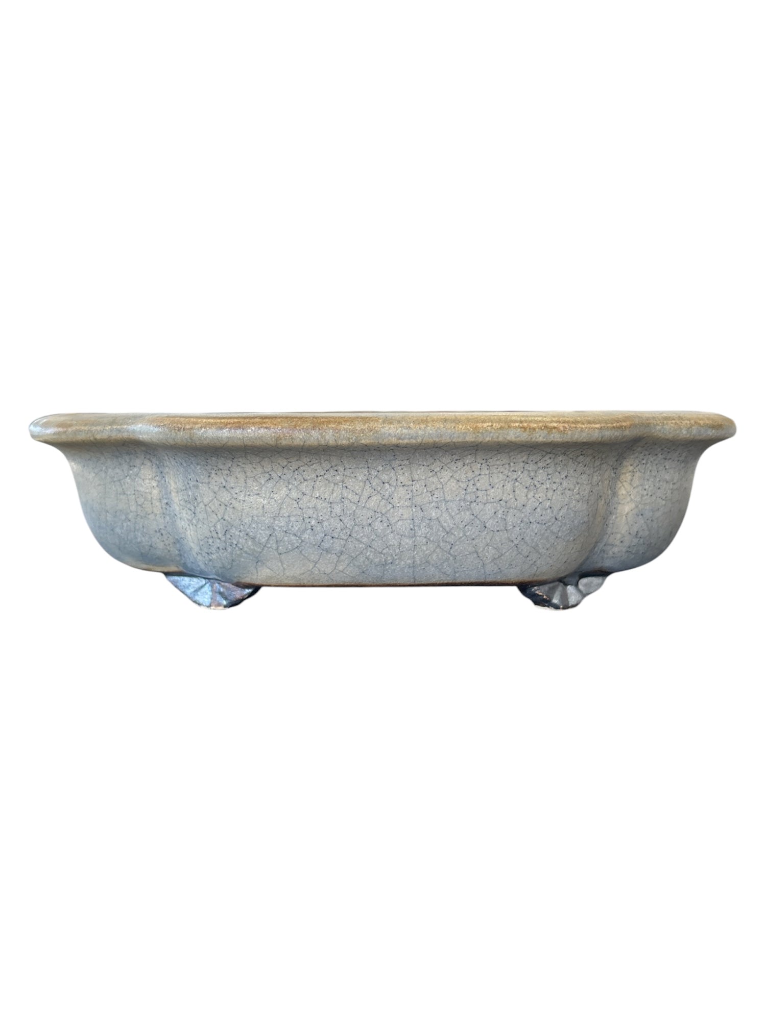 Céramique forme mokko Sabine Besnard (23.5*19.5*h5.5cm)