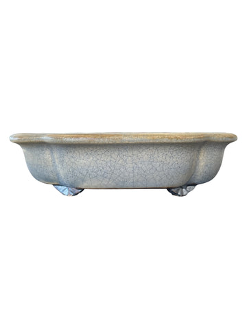 Céramique forme mokko Sabine Besnard (23.5*19.5*h5.5cm)
