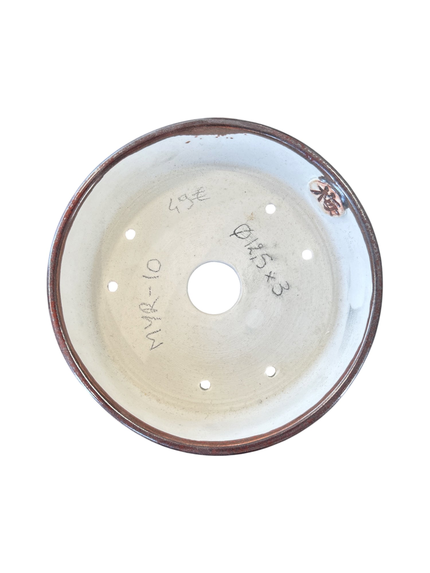 Céramique ronde Sabine Besnard (13*h3cm)
