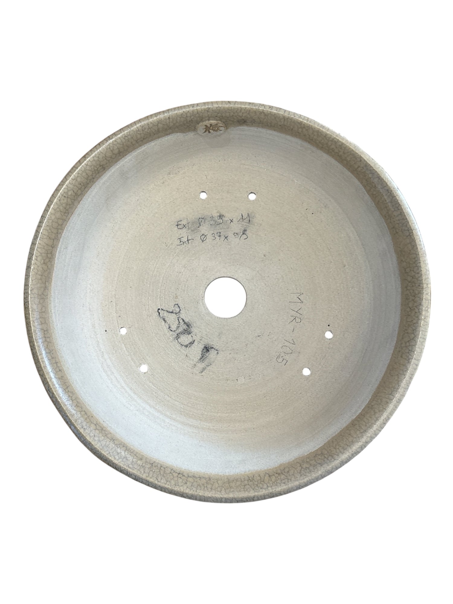 Céramique ronde Sabine Besnard (39*h11cm)