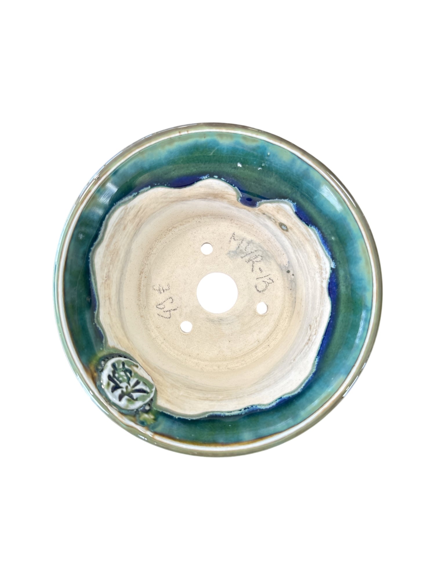 Céramique ronde Sabine Besnard (10.5*h4.5cm)