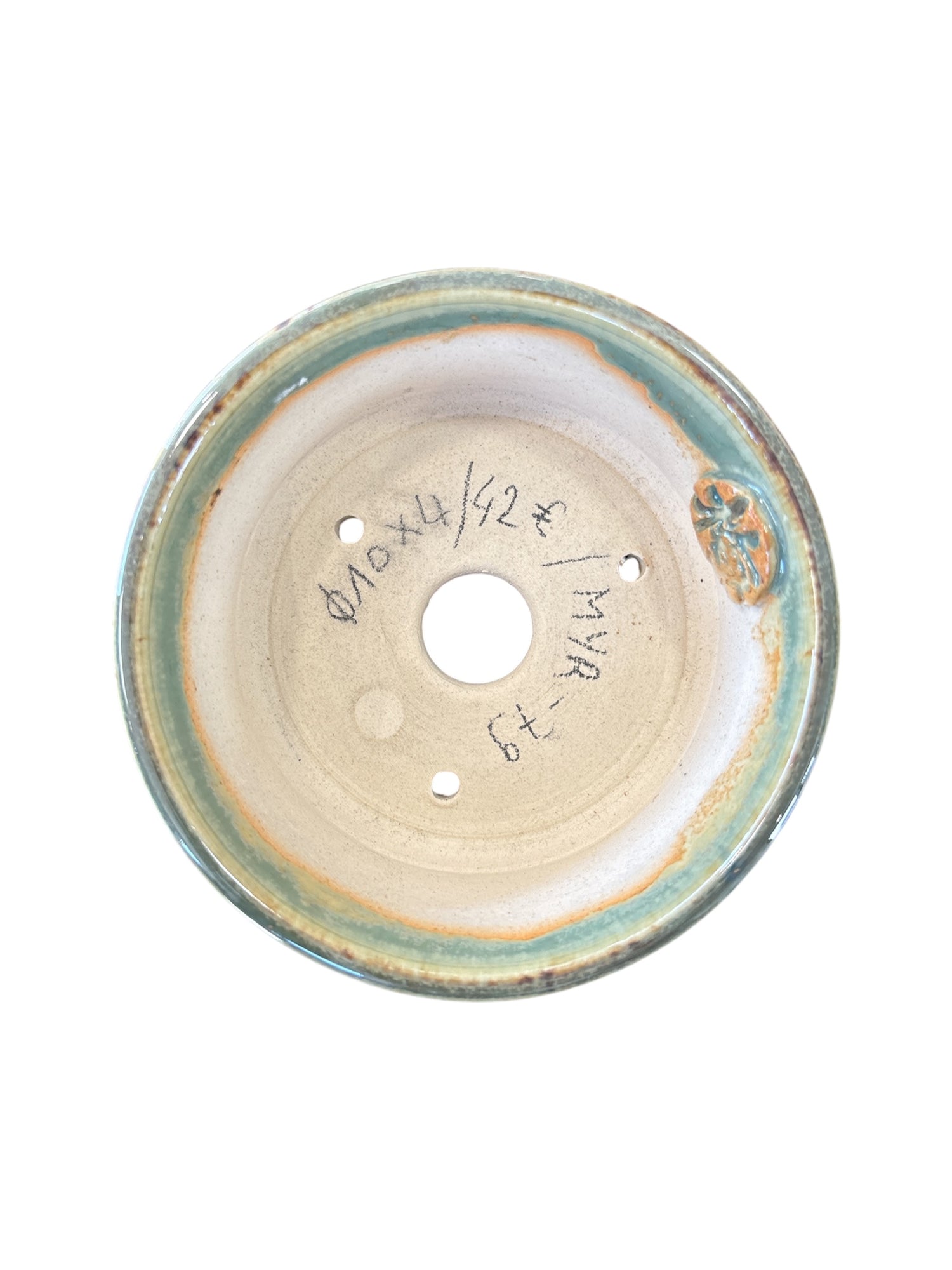 Céramique ronde Sabine Besnard (10*h4cm)