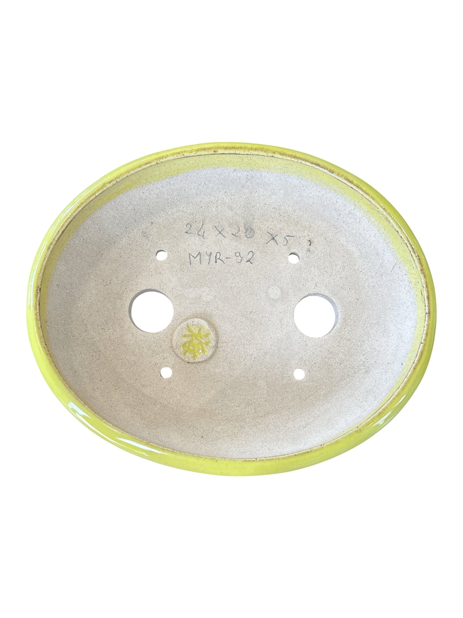 Céramique ovale Sabine Besnard (24*20*h5cm)