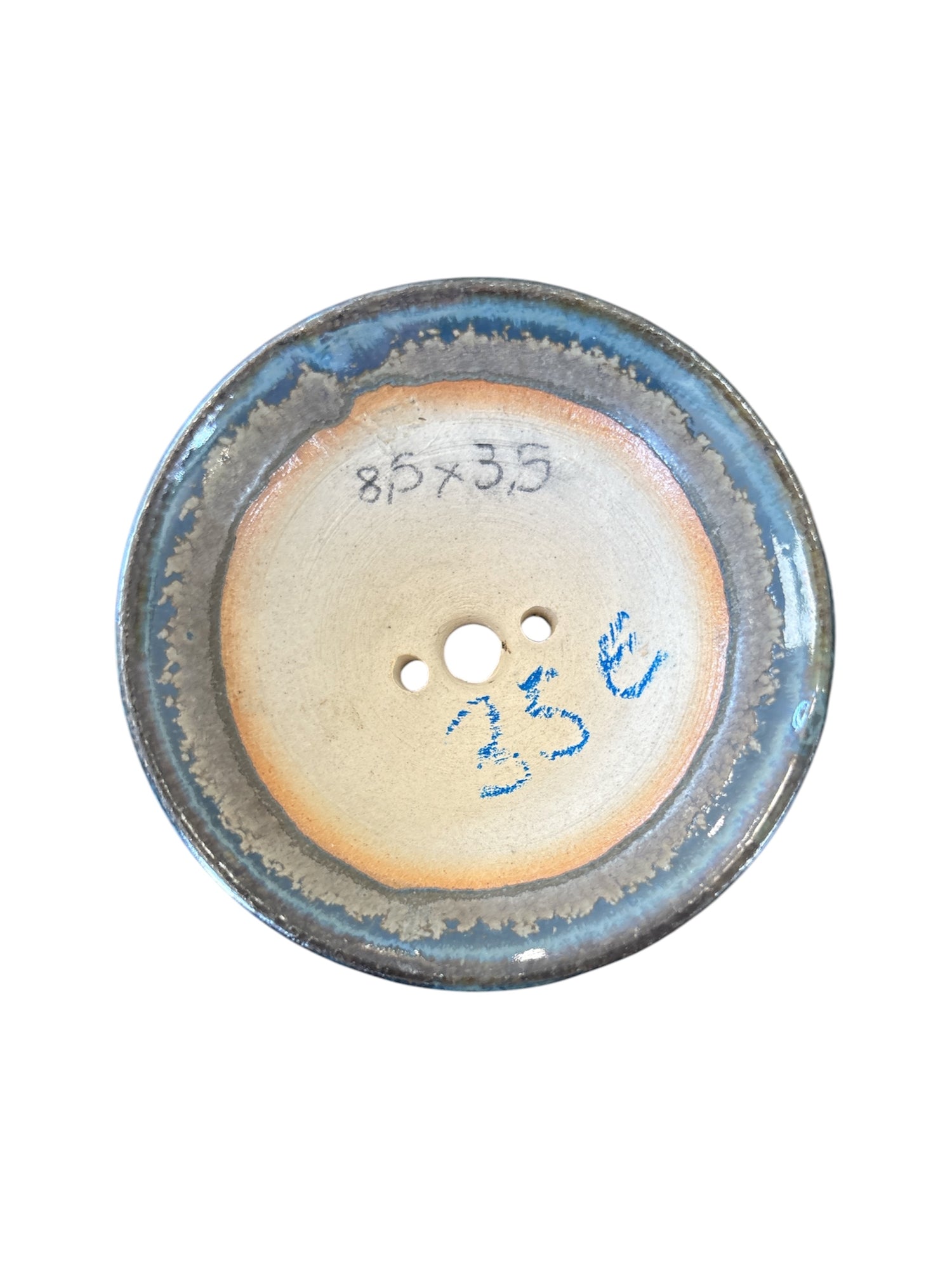 Céramique ronde Sabine Besnard (8.5*h3.5cm)