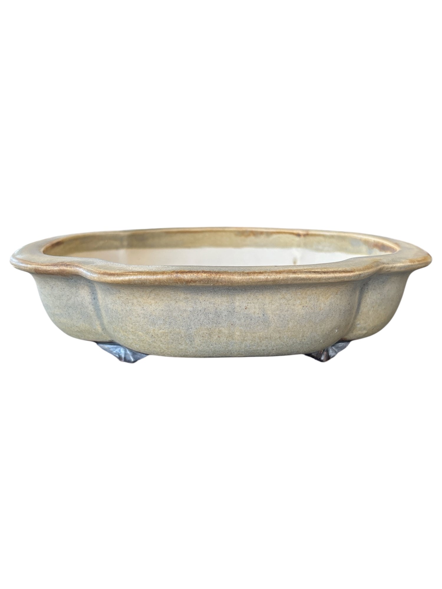 Céramique forme mokko Sabine Besnard (23*19.5*h5.5cm)