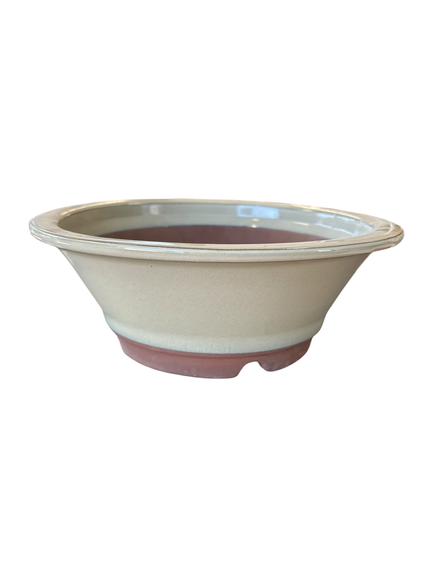 Pot rond profond japonais - Beige (29.5*h11cm)