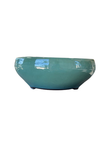 Pot rond émaillé japonais - Vert