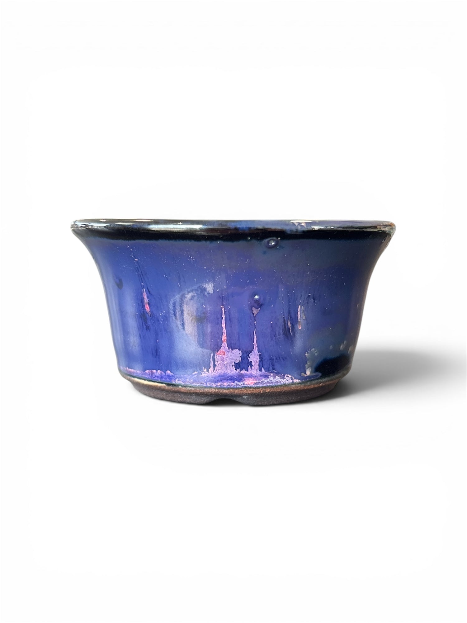 Céramique Sabine Besnard - Bleu/Violine (7.5*h4cm)