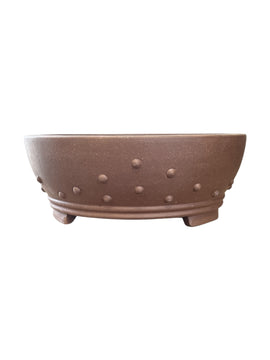 Pot bonsaï tambour (15*h5.5cm)