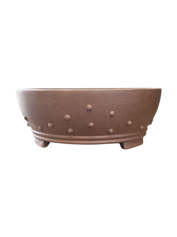 Pot bonsaï tambour (15*h5.5cm)