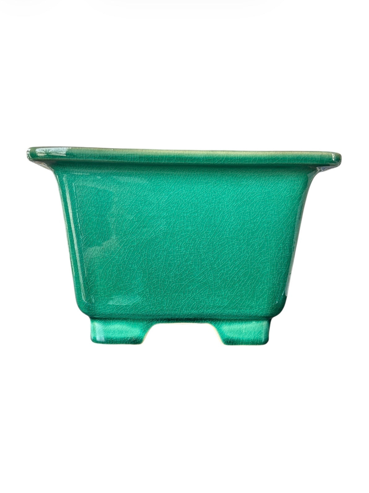 Pot carré - vert (22*22*h14cm)