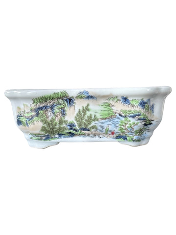 Pot bonsaï lotus (14.5*10.5*h5cm)