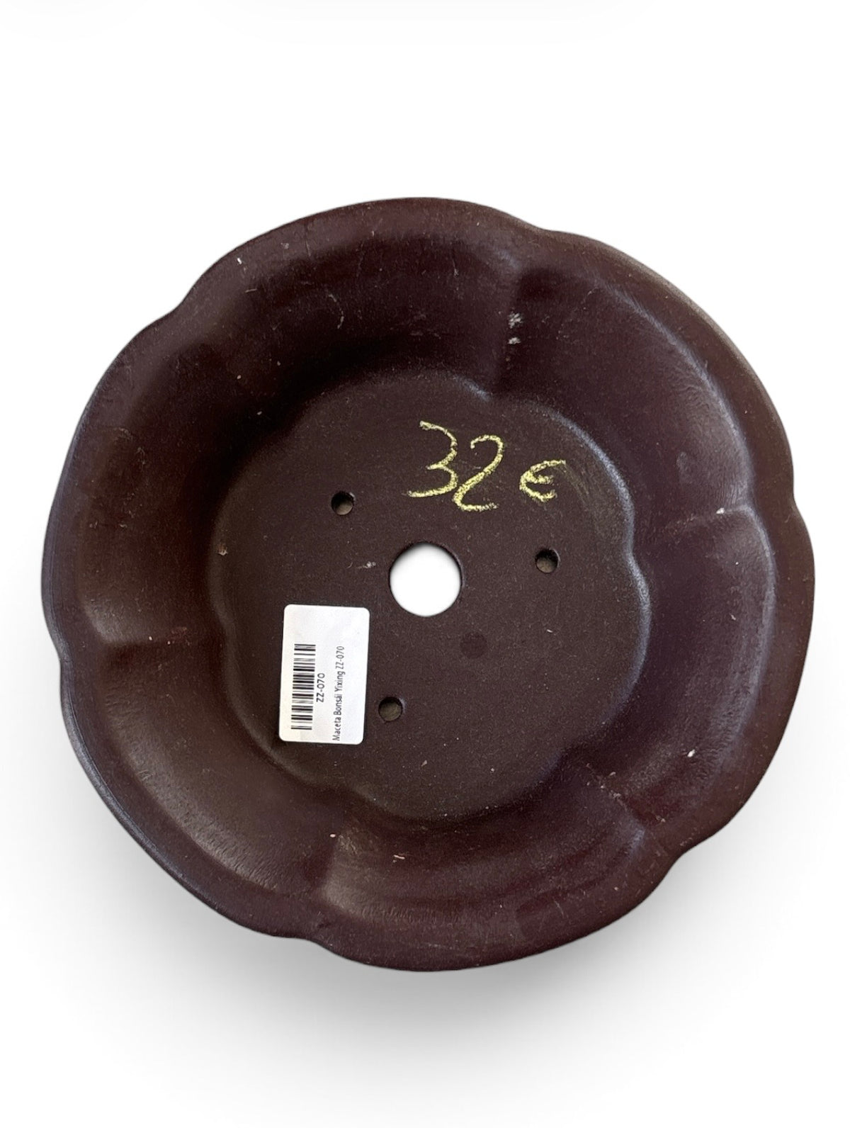 Pot bonsaï fleur (20*h6.5cm)