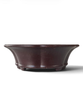 Pot bonsaï fleur (20*h6.5cm)
