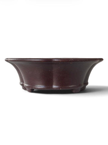 Pot bonsaï fleur (20*h6.5cm)