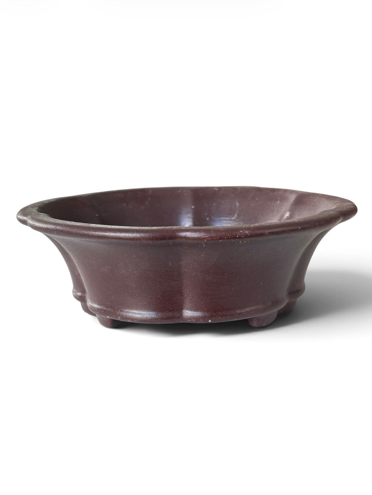 Pot bonsaï fleur (20*h6.5cm)