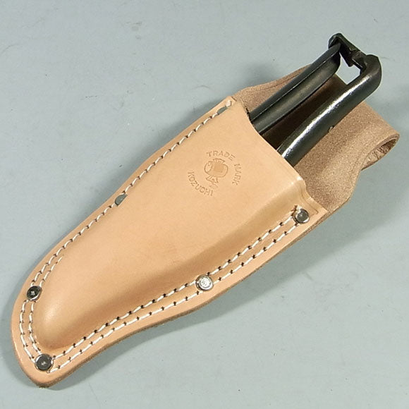 Etui en cuir en cuir véritable pour sécateur japonais n°198