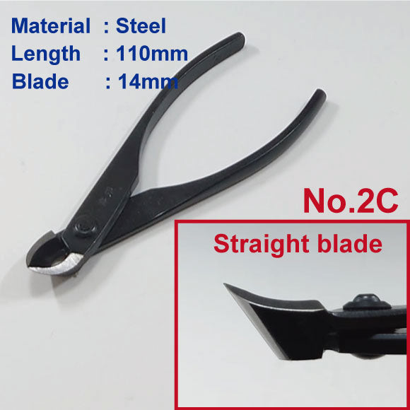 Mini Pince concave droite 110mm Kaneshin® n°2C acier carbone
