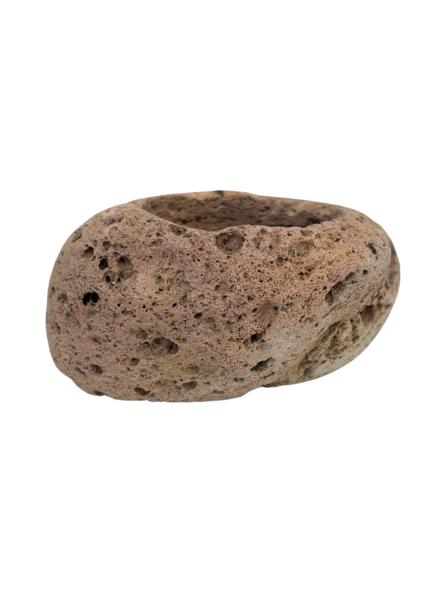 Pot à kusamono en pierre volcanique