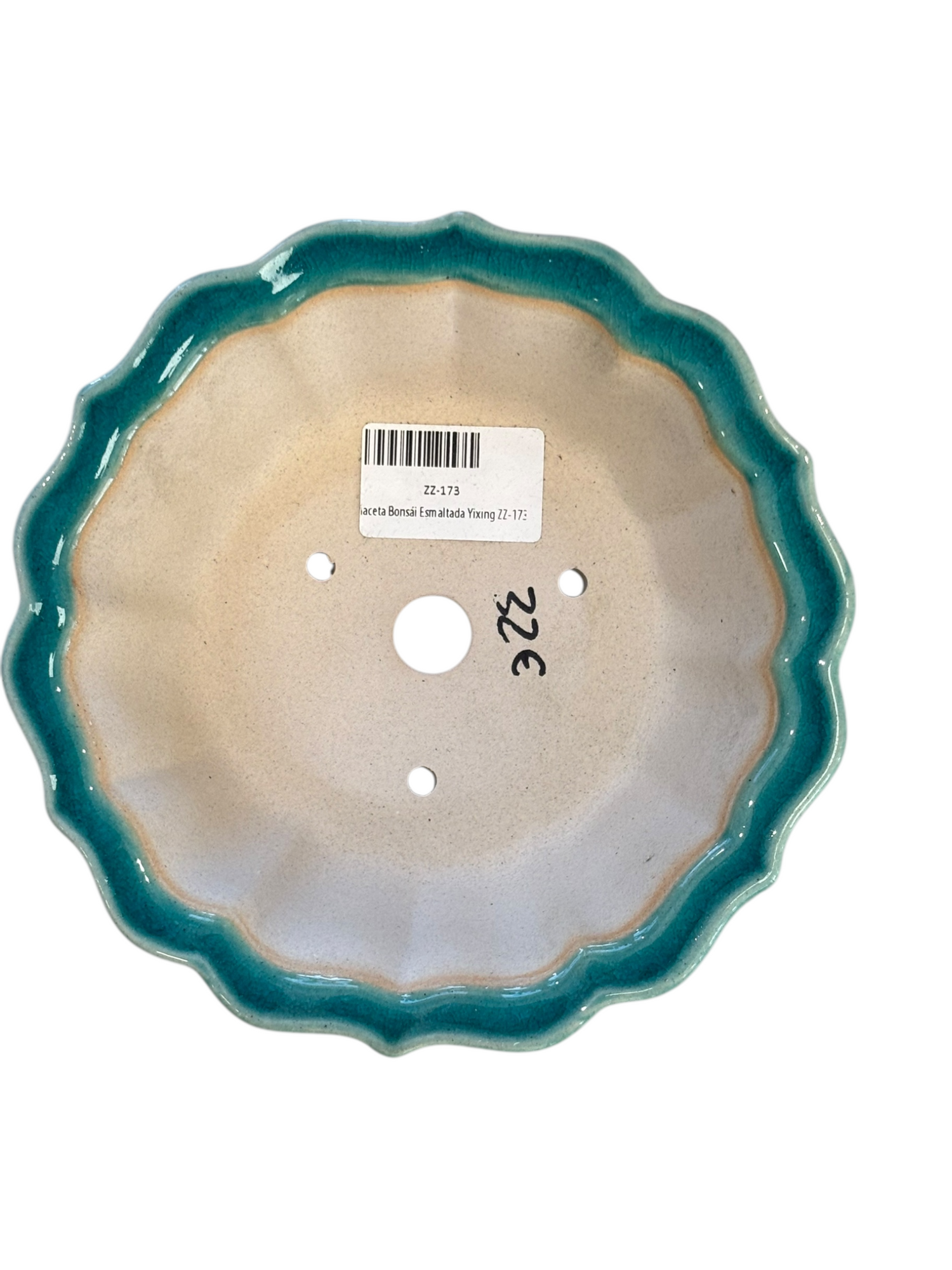 Pot bonsaï fleur (17*h6cm)