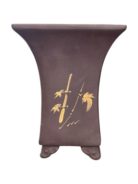 Pot cascade bonsaï non émaillé (16.5*16.5*h21cm)